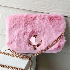 kate spade nicola faux fur